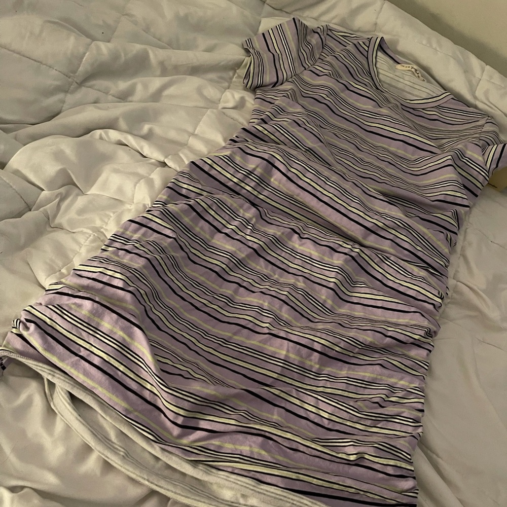 Kohls purple and green bodycon dress